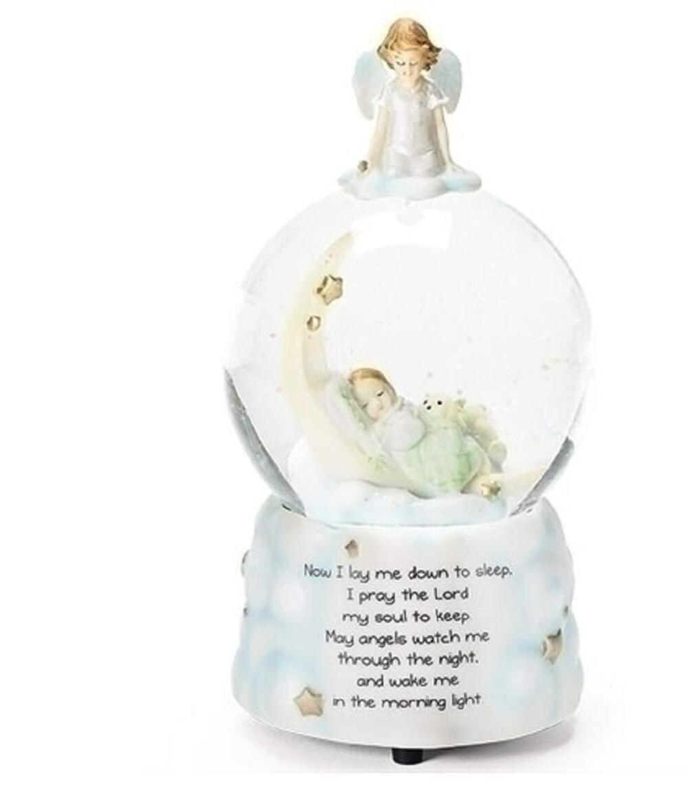 9747 7.5" Children's Bedtime Prayer Musical Glitterdome – 100mm Snow Globe
